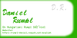 daniel rumpl business card
